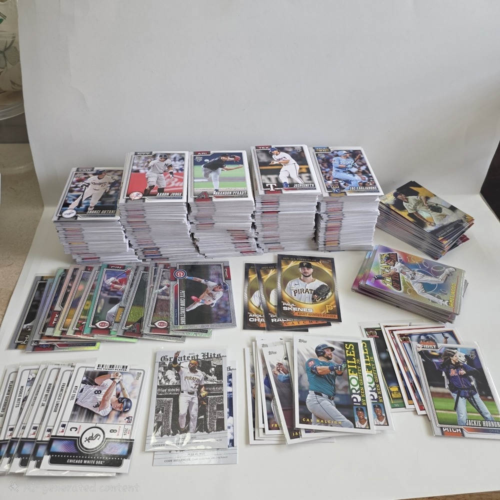 2026 Topps Series 1 Baseball Set Builder Lot 1500+ Cards : RCs, Stars, Inserts
